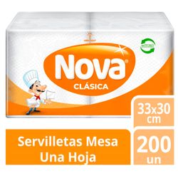 Servilleta Nova Mesa 200 un.