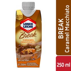 Leche Loncoleche Break Caramelo 250 ml