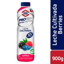 Leche Cultivada Loncoleche Proteína Berries 900 ml