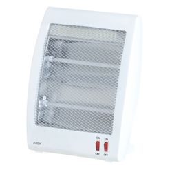 Estufa de Cuarzo Nex Qz800 Vertical Plástico Blanca 800W