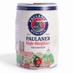 Cerveza Paulaner Naturtrüb Weissbier 5.5° 5 L