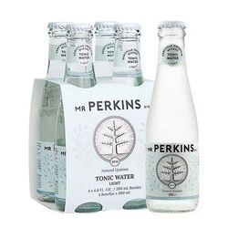 Pack 4 un. Bebida Mr. Perkins Tónica Light 200 ml