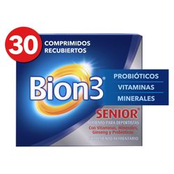 Multivitamínico Bion3 Senior con Probióticos 30 Comprimidos