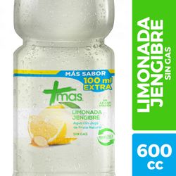 Agua Saborizada Mas Limonada Jengibre Sin Gas 600 ml
