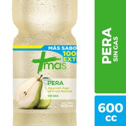 Agua Saborizada Mas Pera Sin Gas 600 ml