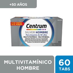 Centrum Silver Hombre Multivitamínico 60 Comprimidos