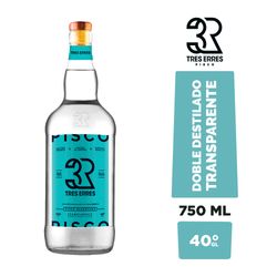 Pisco 3R Transparente 750 cc