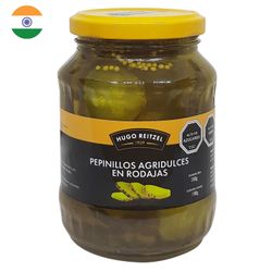 Pepinillos Hugo Reitzel Agridulces En Rodajas 190 g