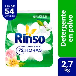 Detergente Polvo Rinso Lirios y Rosas 2.7 kg