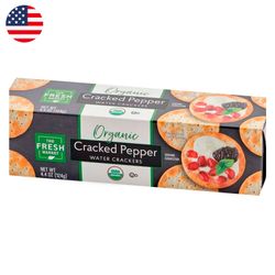 Galletas de Agua The Fresh Market Orgánica con Pimienta 124 g