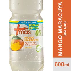 Agua Saborizada Mas Mango Maracuyá Sin Gas 600 ml