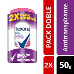 Desodorante Barra Rexona Powder Dry 50 g 2 un.