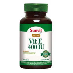 Suplemento Sunvitlife Vitamin E 400 IU 60 Sofgels