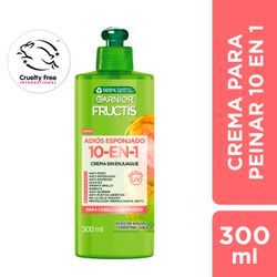 Crema para Peinar Fructis 10 en 1 Adiós Esponjado 300 ml