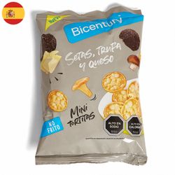 Mini Tortitas Bicentury Setas Trufa y Queso 70 g