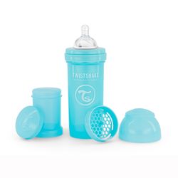 Mamadera Twistshake Anticólicos Azul 260 ml