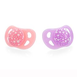 Chupetes Twistshake Rosado/Morado 6+m 2 un.