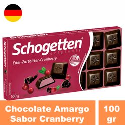 Chocolate Amargo Schogetten con Cranberry 100 g