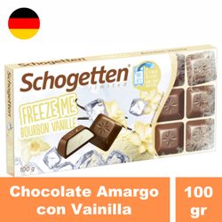 Chocolate Amargo Schogetten Freeze con Vainilla 100 g
