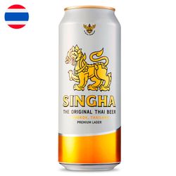 Cerveza Singha Lager 5.0° Lata 490 cc