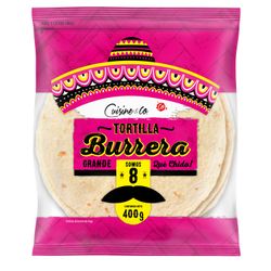 Tortilla Burrera 400 g 8 un.