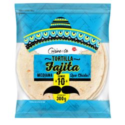 Tortilla Fajita 300 g 10 un.