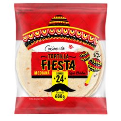 Tortilla Pack Fiesta 600 g 24 un.