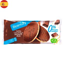 Tortitas de Arroz Integral Bicentury Chocolate Negro Sin Azúcar 102 g
