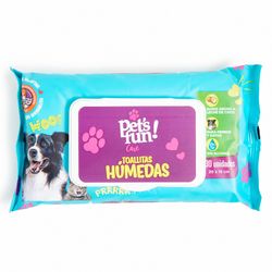 Toallitas Húmedas Mascotas Pet's Fun 30 un.