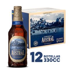Pack 12 un. Cerveza Austral Calafate Ale 5.0° 330 cc