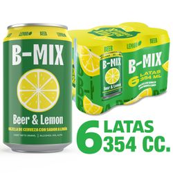 Pack 6 un. Cerveza Becker B-Mix Lager 4.2° 354 cc