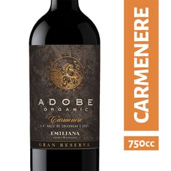 Vino Orgánico Adobe Gran Reserva Carmenere 750 cc