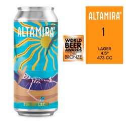 Cerveza Altamira Pinche Lager 4.5° 473 cc