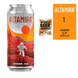 Cerveza Altamira Amber Ale 5.3° 473 cc
