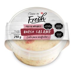 Pasta Untable Cuisine & Co Queso Salame 240 g