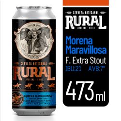 Cerveza Rural Morena Maravillosa 5.2° 473 cc