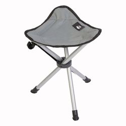 Banquito Trípode de Camping Gris