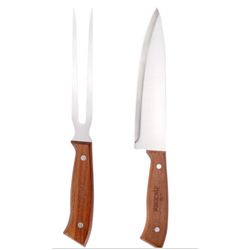 Set de Tenedor y Cuchillo La Hacienda Acero