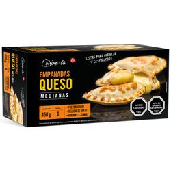 Empanada Mediana Queso 450 g 6 un.