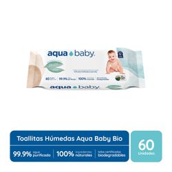 Toallas Húmedas Aqua Baby Bio 60 un.