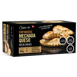 Empanada Mediana Mechada Queso 450 g 6 un.