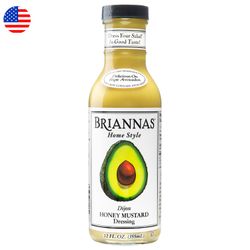 Aderezo Ensalada Briannas Mostaza Miel 355 ml