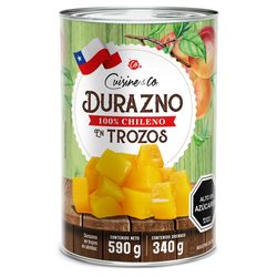 Duraznos Trozos Cuisine & Co 340 g drenado
