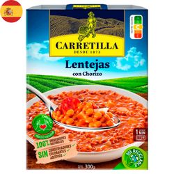 Lentejas con Chorizo Carretilla 300 g