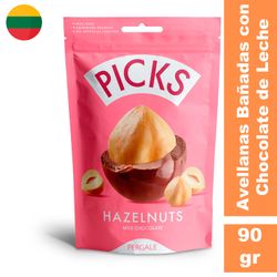 Avellanas Picks con Chocolate de Leche 90 g