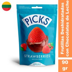 Frutillas Deshidratadas Picks con Chocolate 90 g