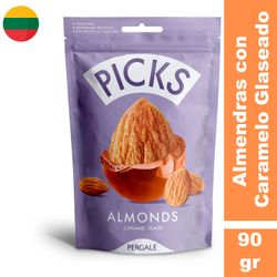 Almendras Picks con Caramelo Glaseado 90 g