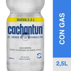 Agua con Gas Cachantún 2.5 L
