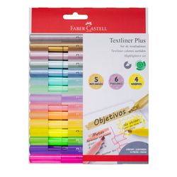 Destacadores Especiales Faber-Castell 12 Colores