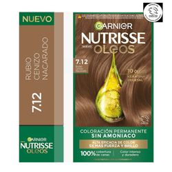 Tintura Nutrisse Oleos 7.12 Rubio Nacarado 225 g